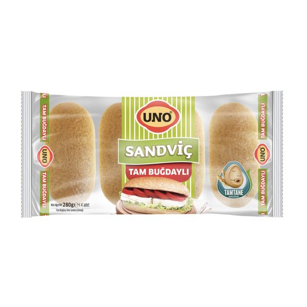 Uno Tam Buğdaylı Sandviç 4lü 280gr